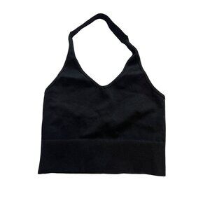 WellBeing + BeingWell Halter Top in Black